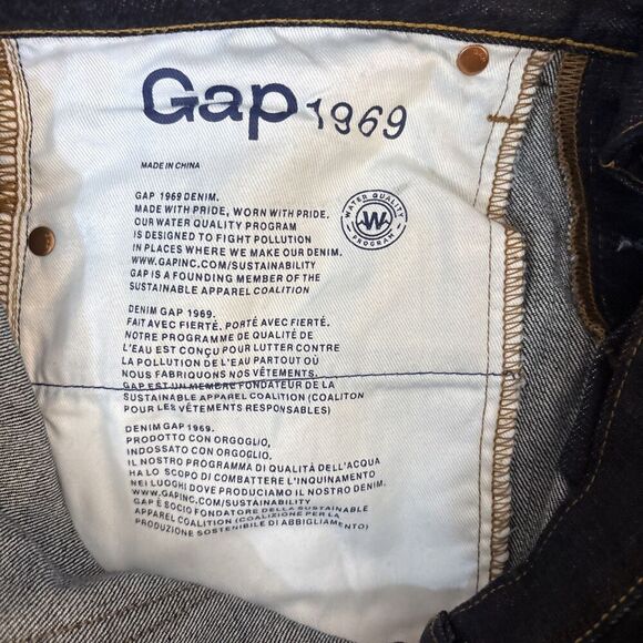 Gap Kaihara Selvedge Jeans Japanese Selvedge Slim Stretch 30X28 - Picture 12 of 13